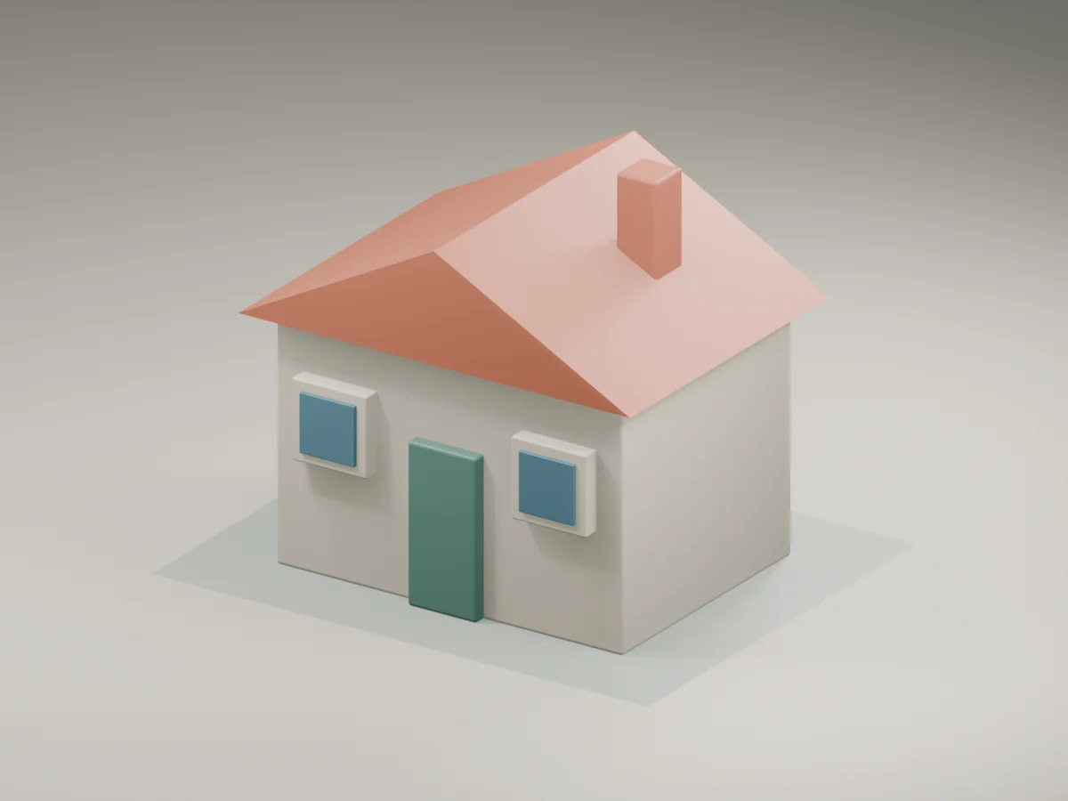 图 10 · 配套小屋工程的真实渲染。作为第二次实战的比例与配色参考。